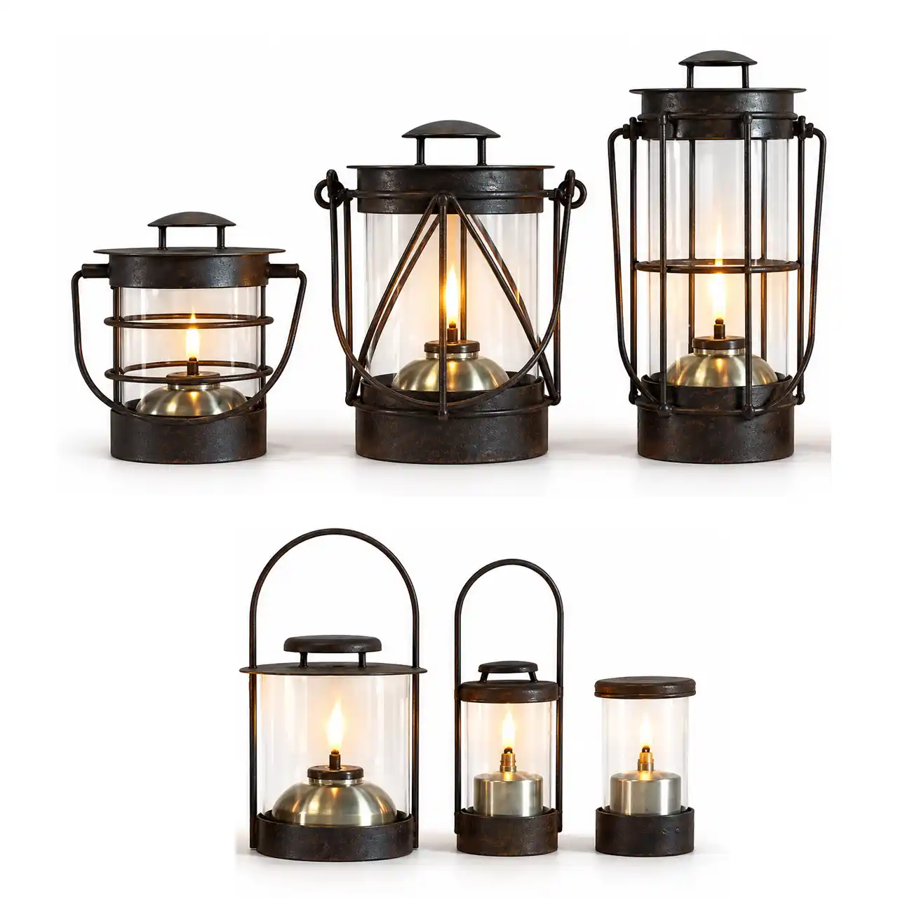 VI Lantern L5 /Oil /Rusted Finish 300x175