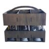 Lantern Box Dark Stain