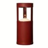 SY Candola Barco Brown Metallic and Glass Lantern