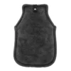 Hot Water Bottle Cover Mongolian Fleece Charcoal