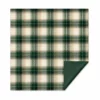 Picnic Blanket Top Check Bottle Green