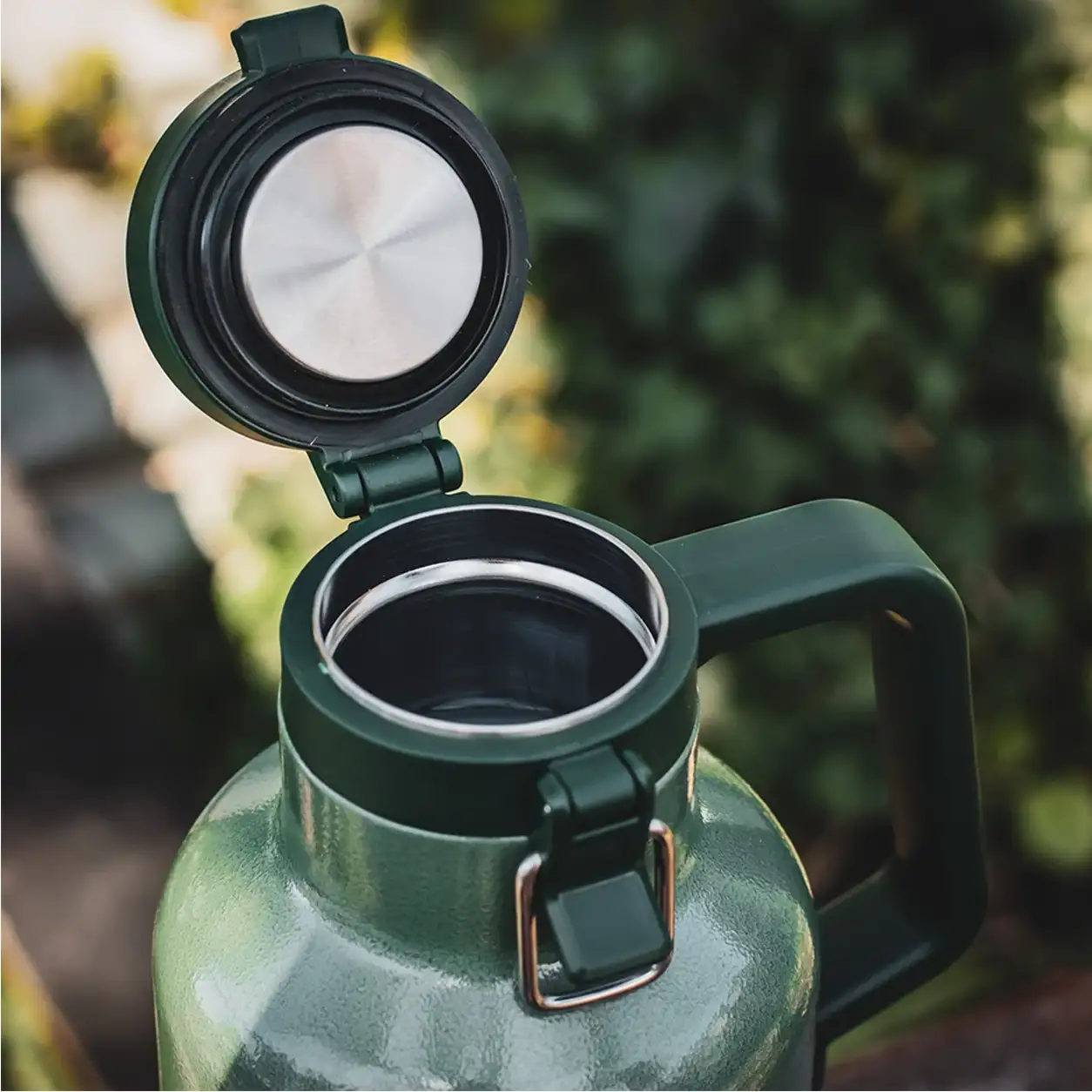  Easy Pour Growler 1.9L Hammertone Green 