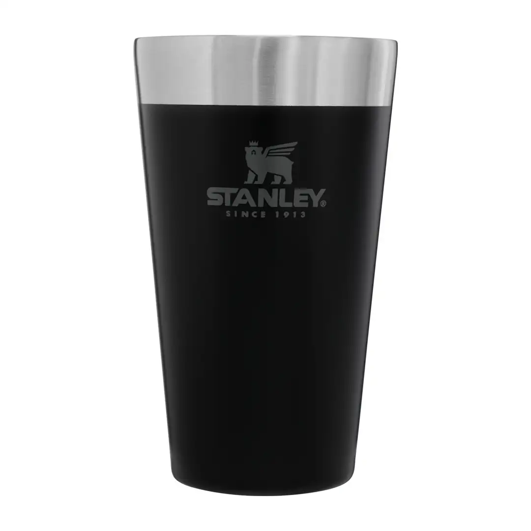 Stacking Beer Pint Matt Black .47l | Best Hospitality Equipment in Africa