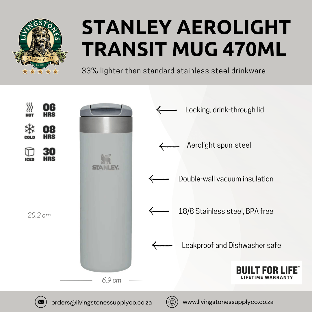 Aerolight Transit Mug .47ml Fog Metallic