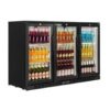 Back Bar Cooler Salvadore Triple Hinged Door