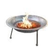 Blaze Bowl silver straight ball leg