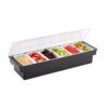 BC Deluxe Bar Caddy - 6 Division (Black)