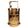 3 Tier Tiffin (14cm) Brass plated Heavy Duty