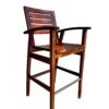 Iroko African Teak Bar stools oiled