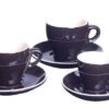 Italia Espresso Saucer Black 11.9cm