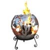 Livingstones Carved Elephant Firebowl