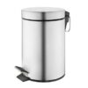 5 Litre Silver pedal bin