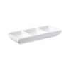 FT Prima White 3-DIV Condiment Dish 18cm