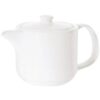 Prima White Teapot with Lid 50cl
