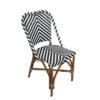 Rattan Thick & Synthetic Chair B & W