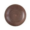 Stonecast Raw Brown Coupe Plate 21.7cm