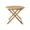 Outdoor Table Round Foldable 90cm dia x 74cm h
