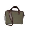 Laptop Bag Canvas & Leather trim
