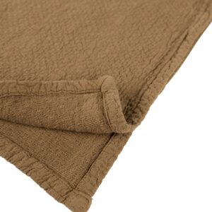Buy Earthy Cotton Throw Ginger 220 x 200cm - Hospitality Equipment