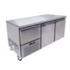 Underbar Fridge Pizza Top Solid 3.5 Door 750mm