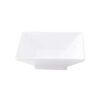 FT Accent White Square Footed Bowl (18cm)