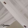 DBL / Queen White 3 Open Sleeve Disc no Pleat