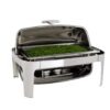 BC Chafing Dish S/Steel - 180 Roll Top Rect 7.5LT