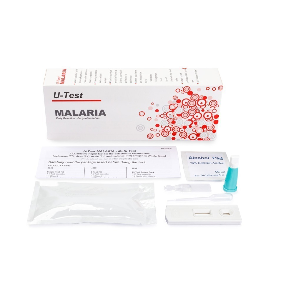  HD U-Test Rapid Test Detection Kit for Malaria x1 | Best Hospitality Equipment in Africa