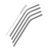 Stainless Steel 18/8 4pk Straws & a Cleaning Brush