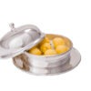 Silver Butter Dish with Lid