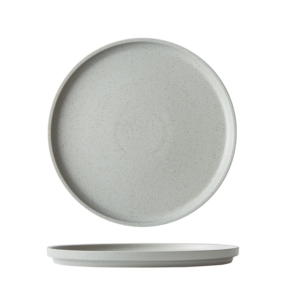  Dune Ash Walled Plate 23.5cm | Best Hospitality Equipment in Africa