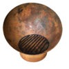 Fire Bowl with Laser cut 4 leg base black