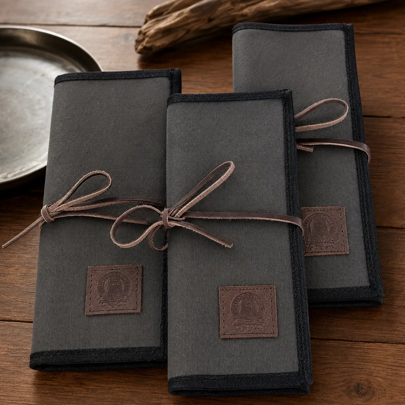 Napkin & Cutlery Roll Charcoal