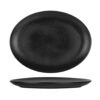 Tempest Black - Oval Platter 38x29cm