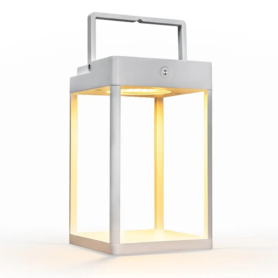 Outdoor Lantern Aluminium Solar/rech 25cm White | Best Hospitality Equipment in Africa