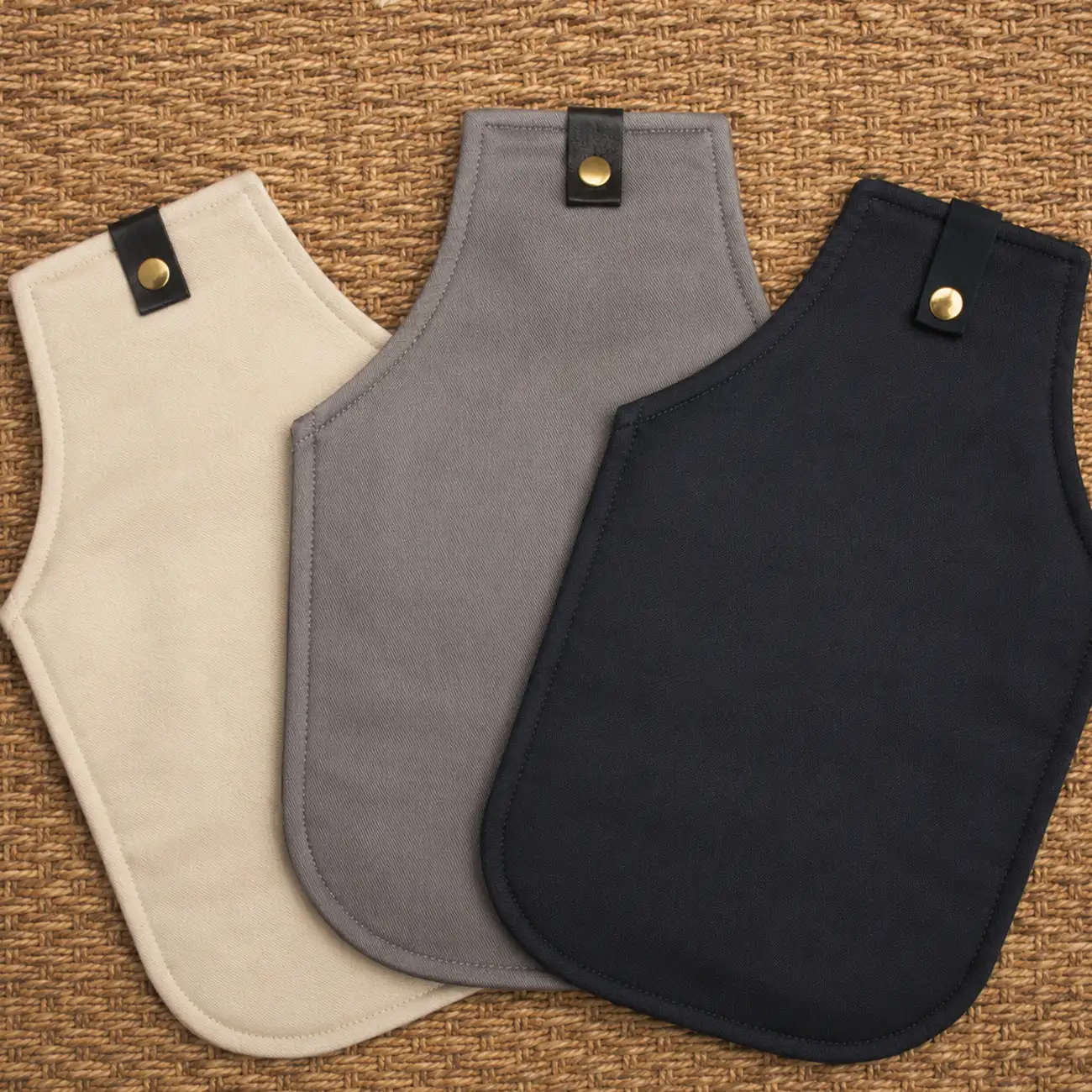 Hot water bottle Cover Twill Olive / button
