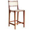 Kariba Bar stool with woven leather