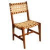 Kariba Chair with woven leather
