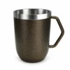 Double Walled Coffee Mug 300ml Bronze Hammertone