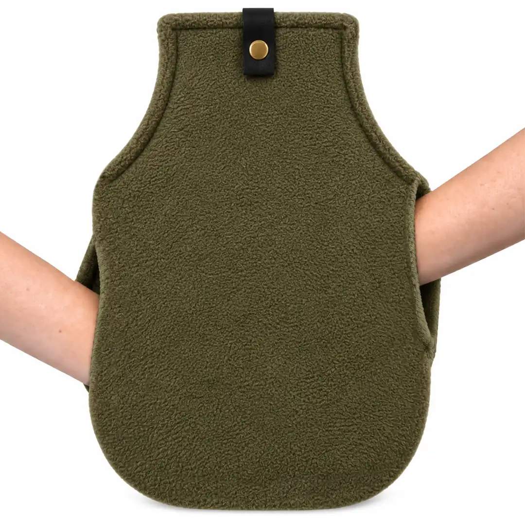 Handwarmer/Hotwaterbottle Fleece Olive | Best Hospitality Equipment in Africa
