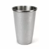 Stainless Steel Tumbler Hammertone White