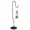 Shepherd's Hook free standing black 1m high