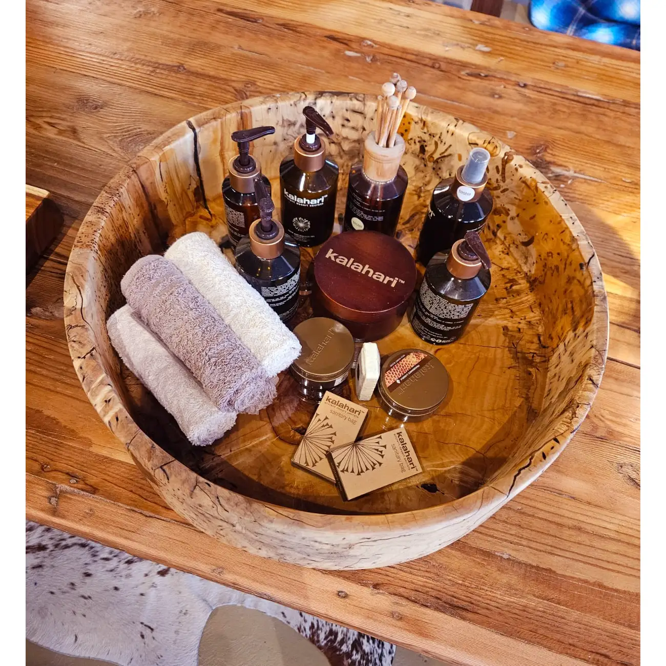 Large Curly Maple Bowl