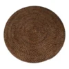 Rattan Placemat Round Solid Antique